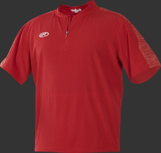Front of Rawlings Scarlet Youth Launch Cage Jacket - SKU #YLNCCJ-B-89