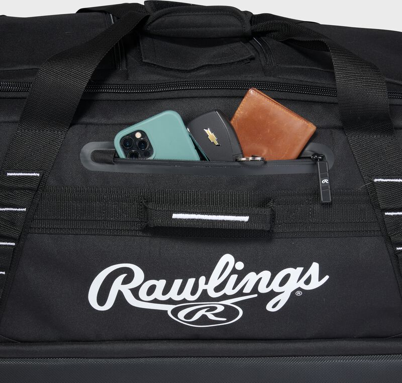 Rawlings YADI2 Luggage Wheeled Equipment Bag, Black