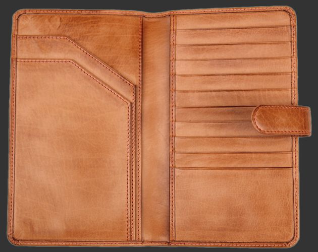 Baseball Stitch Passport Wallet