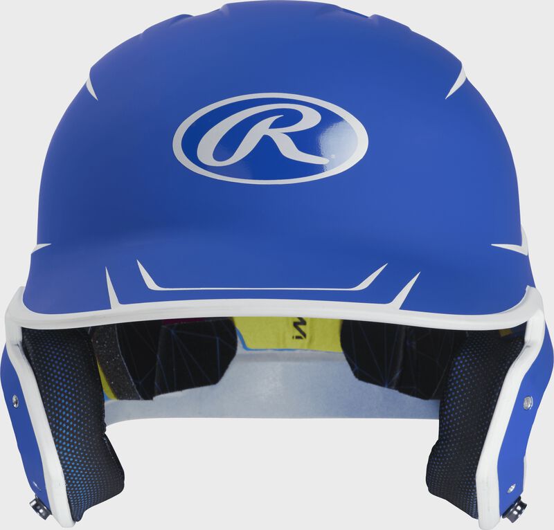 Front view of Rawlings Mach Batting Helmet | 1-Tone & 2-Tone - SKU: MACH loading=