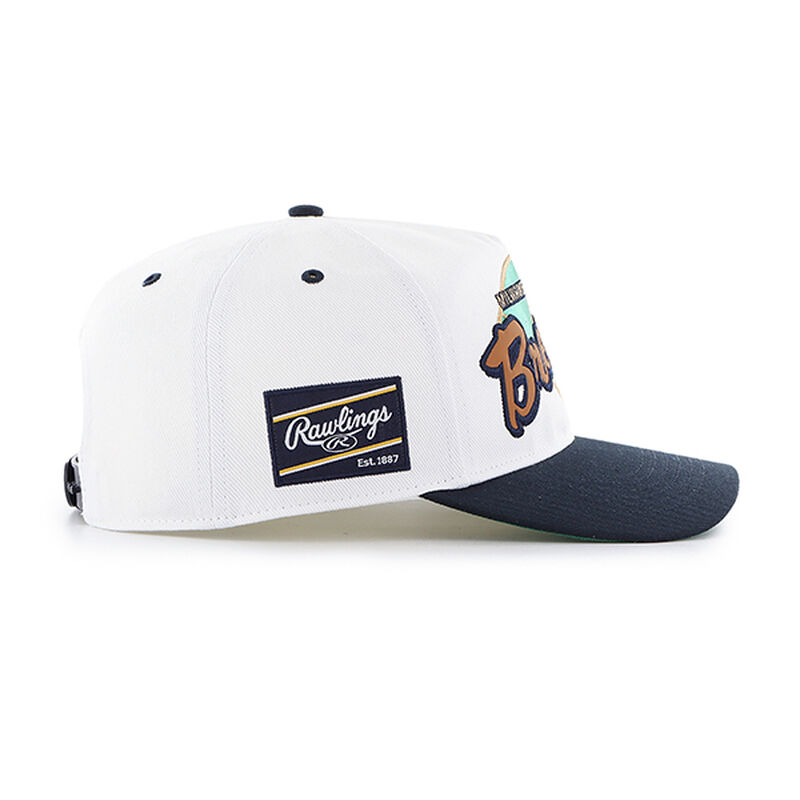 Milwaukee Brewers Rawlings Infield '47 Brand Hitch Hat