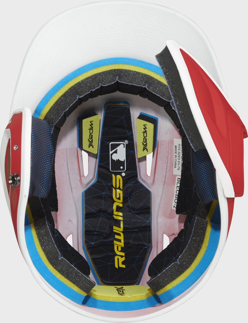 Mach Right Handed Batting Helmet with EXT Flap, 1-Tone & 2-Tone