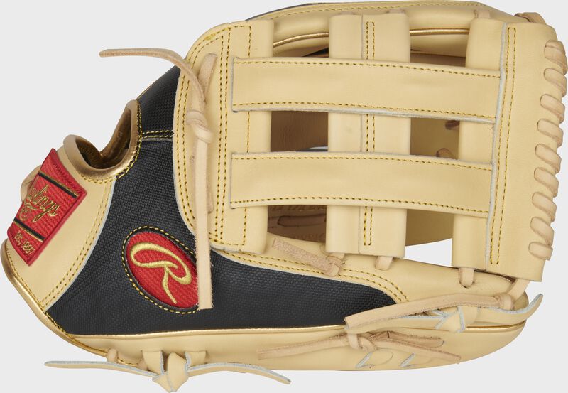Thumb of a 2022 12.5-Inch HOH R2G ContoUR fit outfield glove with a camel H-web - SKU: PROR3028U-6C