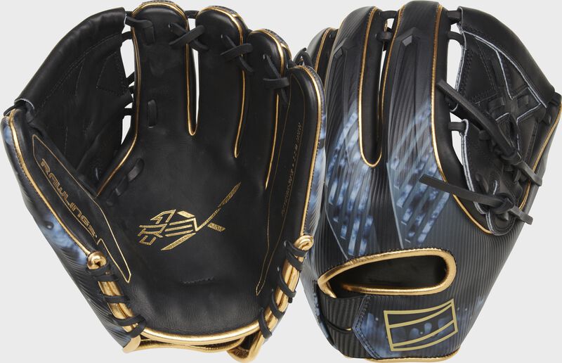 2 images showing the palm & back of a Rawlings REV1X 11.75" infield/pitcher's glove - SKU: REV205-9XB
