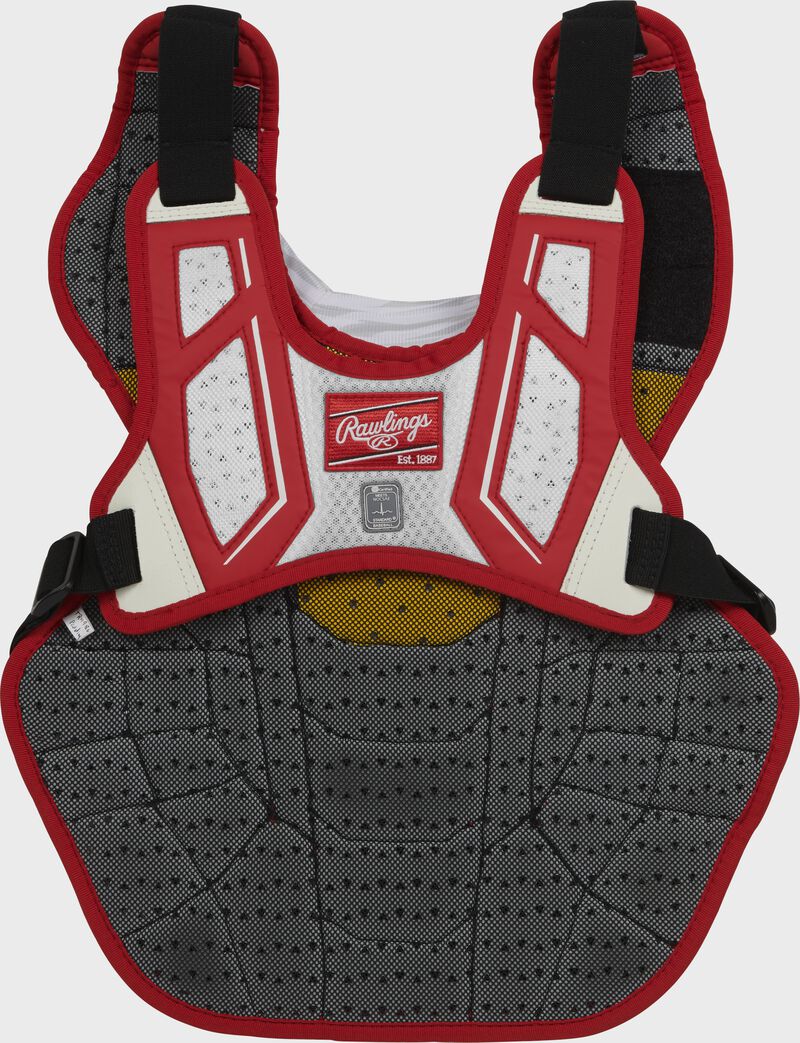 Rawlings Velo 2.0 Chest Protector, Meets NOCSAE