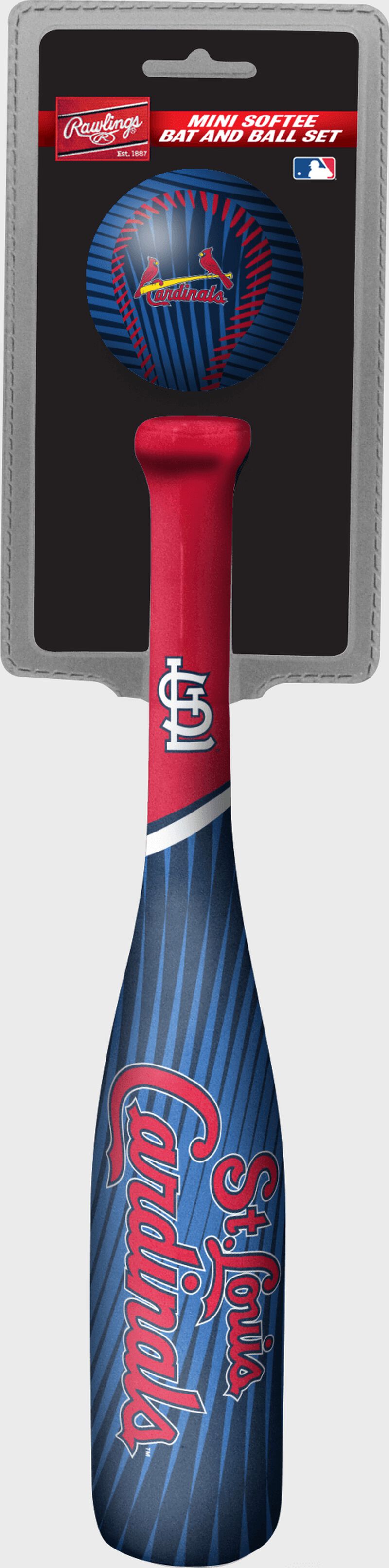 MLB St. Louis Cardinals Slugger Softee Mini Bat and Ball Set