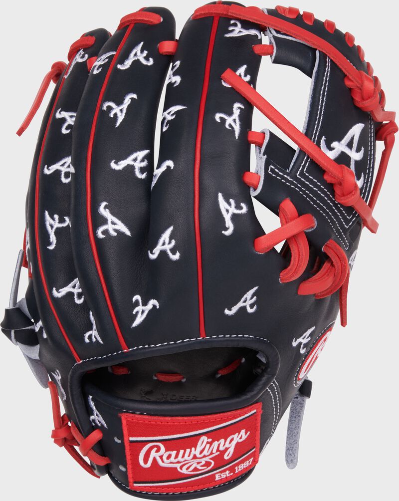 Atlanta Braves Heart of the Hide 11.75-Inch Infield Glove, Right Hand Throw