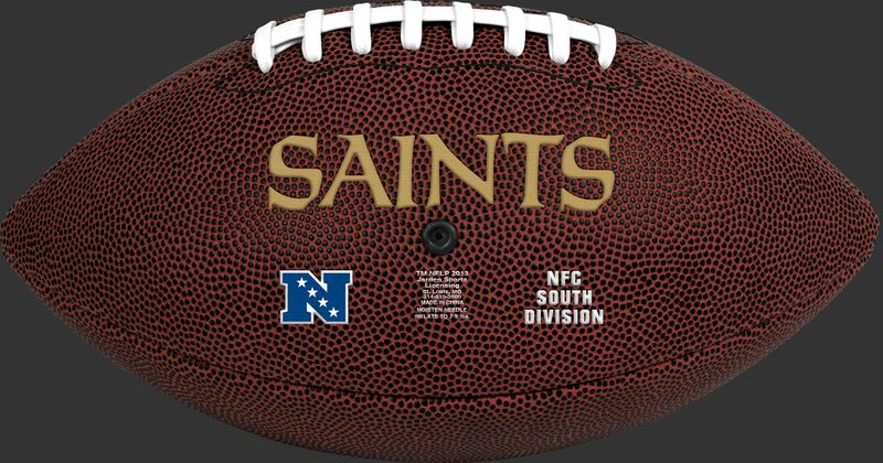 Brown NFL New Orleans Saints Football With Team Name SKU #07081077811