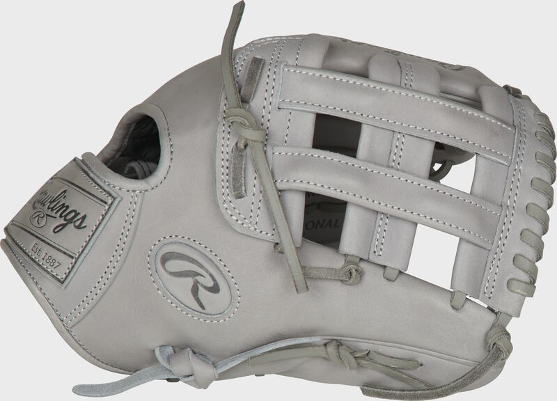 Thumb of a PROKB17-6G Heart of the Hide Pro Label 12.25-Inch glove with a grey H-web loading=