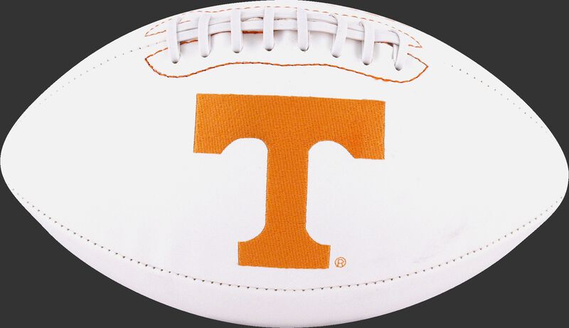 White NCAA Tennessee Volunteers Football With Team Logo SKU #05733101121