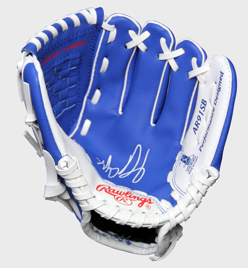Shell palm view of Rawlings MLBPA 9-inch Anthony Rizzo Player glove