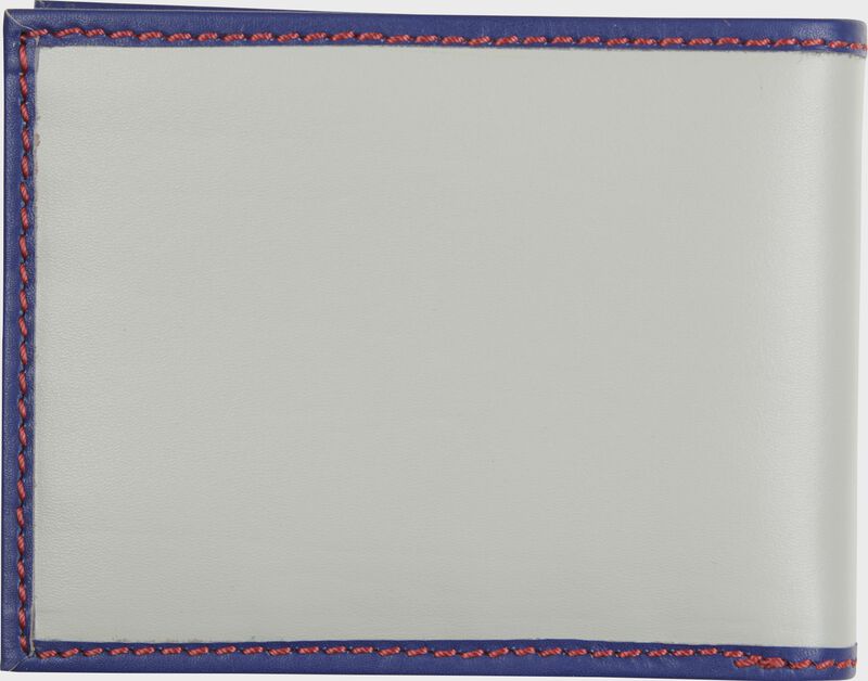 Rawlings "Pop" Baseball Stitch Bi-Fold Leather Wallet