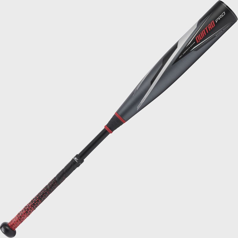 Angled view of a 2022 Quatro Pro USSSA baseball -5 bat - SKU: UT2Q5