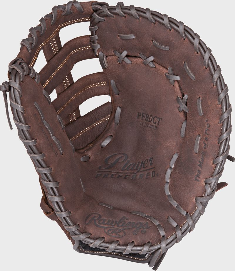 Shell palm view of Player Preferred 12.5-in First Base Mitt