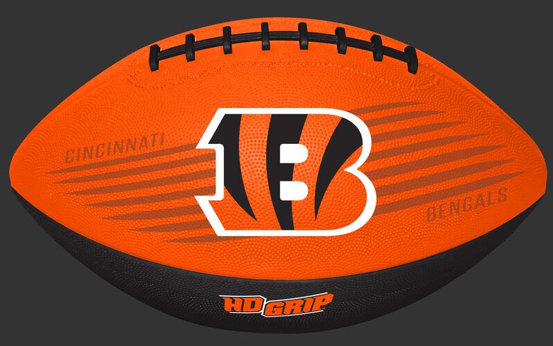 Orange NFL Cincinnati Bengals Downfield Youth Football With Team Logo SKU #07731063121