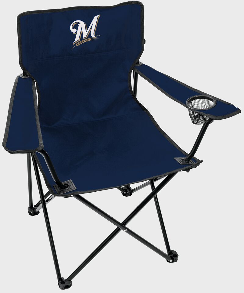 A Milwaukee Brewers gameday elite quad chair loading=
