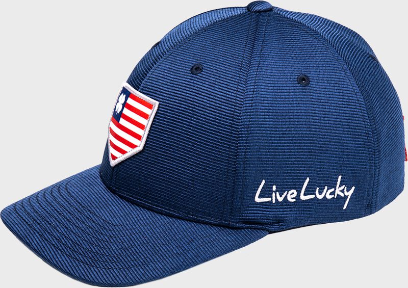 Left-side view of Rawlings Black Clover All Star Fitted Hat, Special Edition - SKU: RBCAS