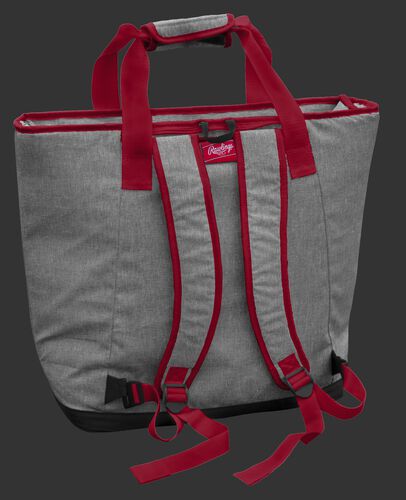 Back of a Houston Texans tote cooler with backpack straps - SKU: 10311093111