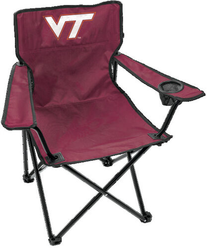 Front of Rawlings Maroon NCAA Virginia Tech Hokies Gameday Elite Chair With Team Logo SKU #00563111111