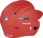 Back right-side view of Rawlings Mach Carbon Batting Helmet - SKU: CAR07A image number null