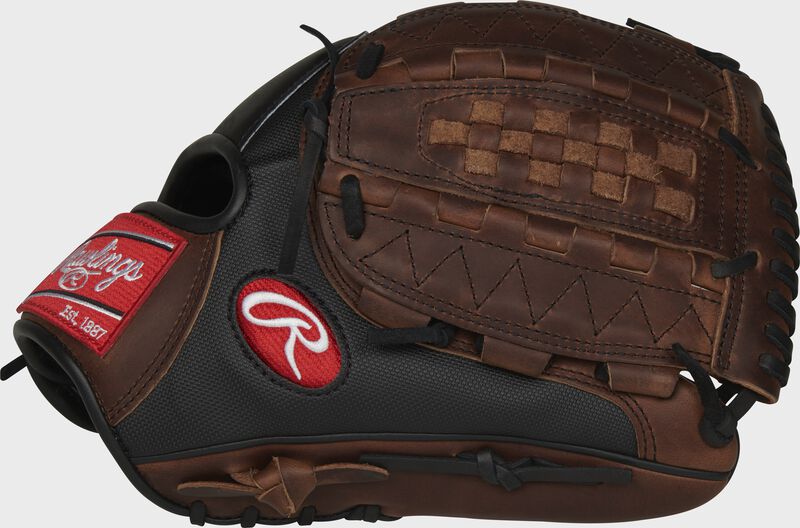 Thumb of a PRO1000-14DMSSP 12.25-inch Heart of the Hide Speed Shell infield/pitcher's glove with a sandlot Vertical Hinge web
