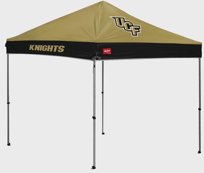 A UCF Knights 9'x9' straight leg canopy loading=
