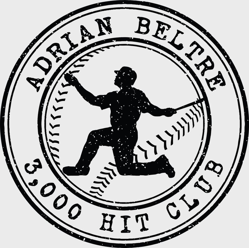 Adrian Beltre 3000 Hit logo
