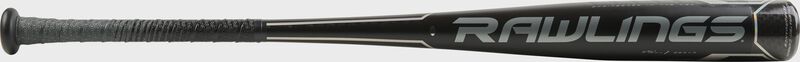 BBZV3 BBCOR Velo ACP one-piece hybrid bat with a black barrel and silver accents