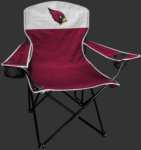 Front of Rawlings Red and White NFL Arizona Cardinals Lineman Chair With Team Logo SKU #31021081111