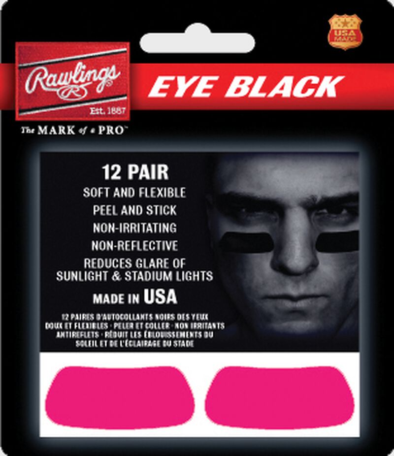 Pink Rawlings eye black stickers - SKU: EB12