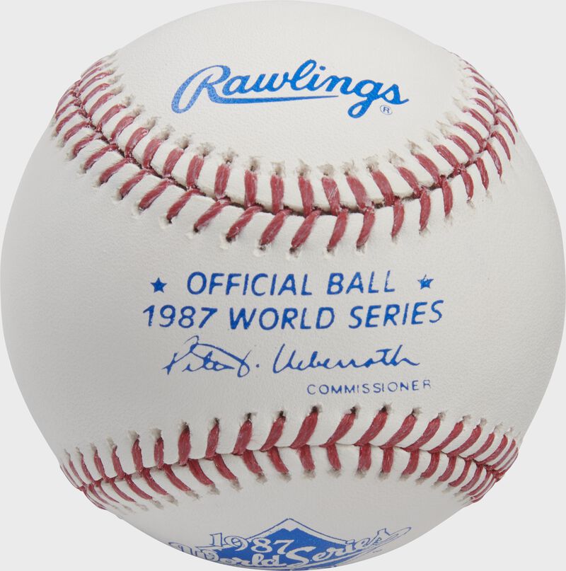 Rawlings MLB World Series Commemorative Baseball, 1987