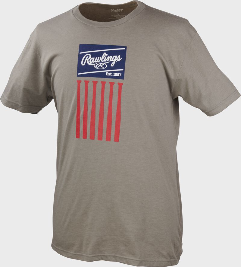 Rawlings Adult Bat Flag T-Shirt