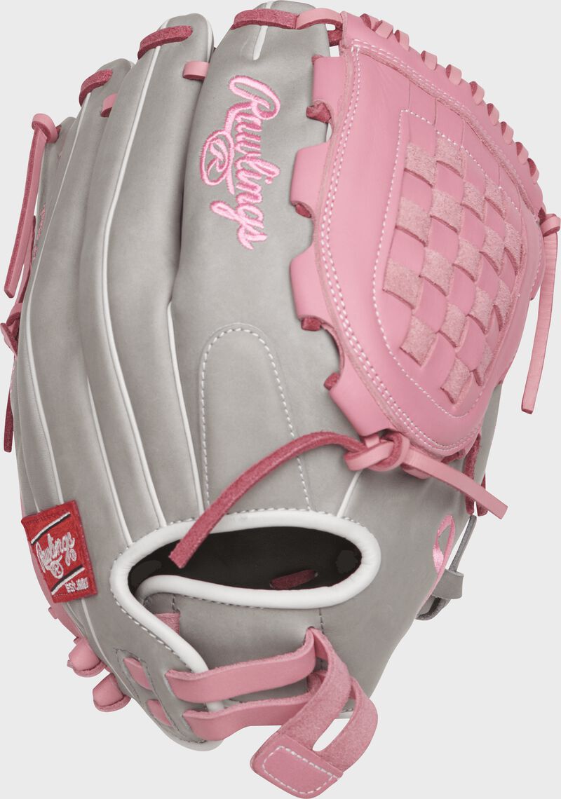Heart of the Hide 12.5 in Breast Cancer Awareness Fastpitch Glove