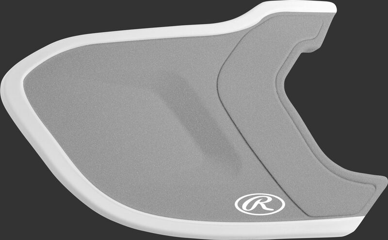 Silver/White MEXT2L Mach EXT Two-Tone batting helmet extension