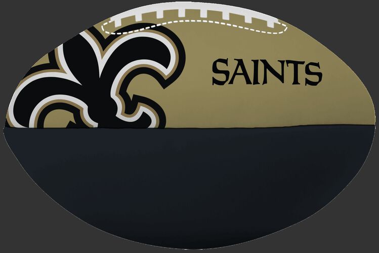 NFL New Orleans Saints Big Boy softee football printed in team colors and features team logos SKU #03211077111