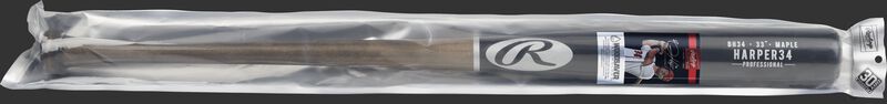 BH34PL Rawlings Bryce Harper wood bat in a Woodsaver package