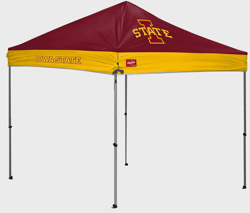 An Iowa State Cyclones 9'x9' straight leg canopy