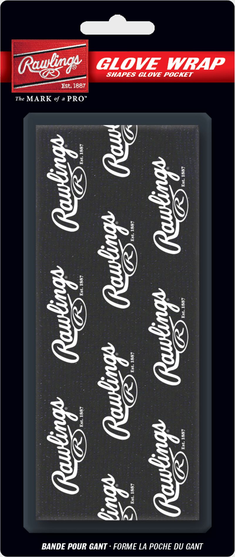 Rawlings Black Glove Wrap With Brand Name SKU #GW