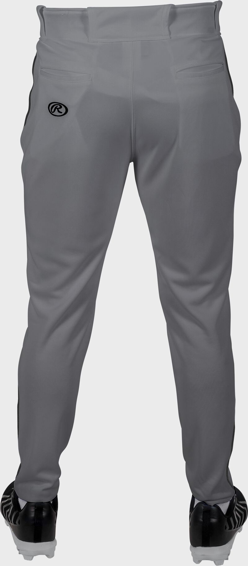 Rawlings 150 Jogger Fit Piped Baseball Pants, Youth 2XL, Blue Gray/Black