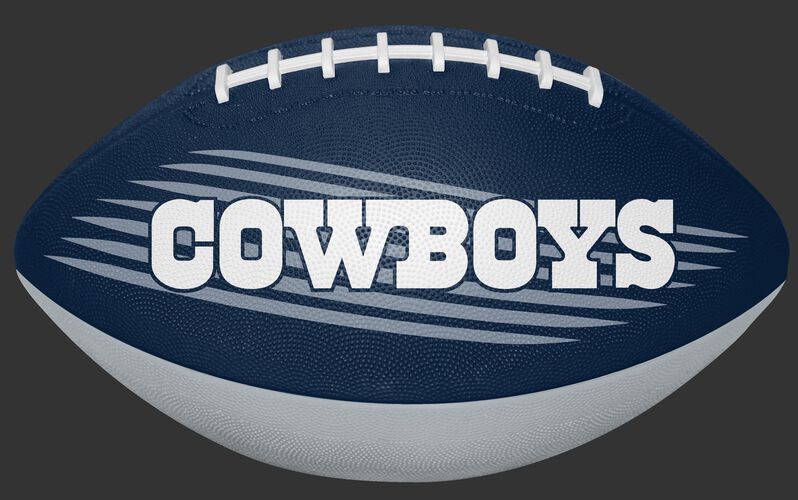 Navy NFL Dallas Cowboys Downfield Youth Football With Team Name SKU #07731065121