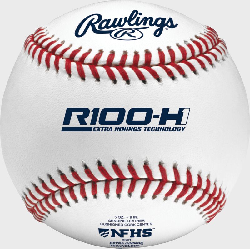 R100-H1 NFHS Official high school baseball with official NFHS logo