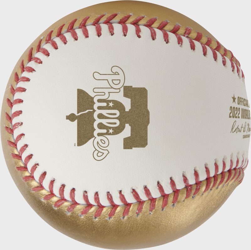 MLB 2022 Gold World Series Dueling Baseball