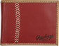 Rawlings "Pop" Baseball Stitch Bi-Fold Leather Wallet image number null