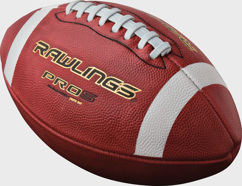 Rawlings PRO5 Youth Leather Football | Rawlings