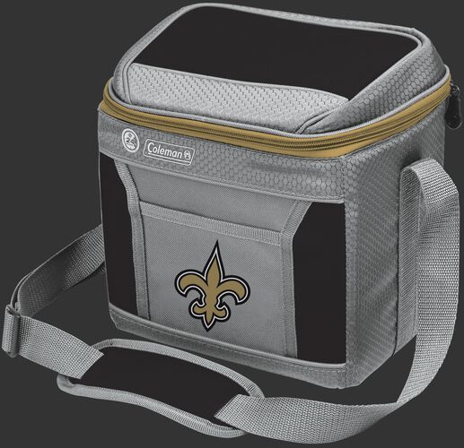 Rawlings New Orleans Saints 9 Can Cooler In Team Colors With Team Logo On Front SKU #03281077111