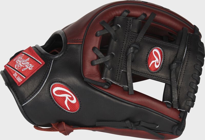 Thumb of a black/dark sherry Rawlings Heart of the Hide 11.75-Inch infield glove with a black I-web - SKU: RSGPRO315-2JPPRO