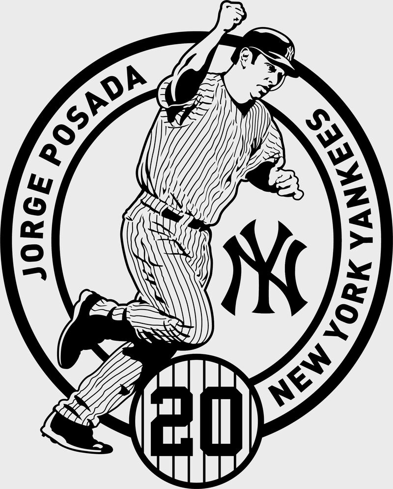 MLB 2012 Jorge Posada Retirement Baseball