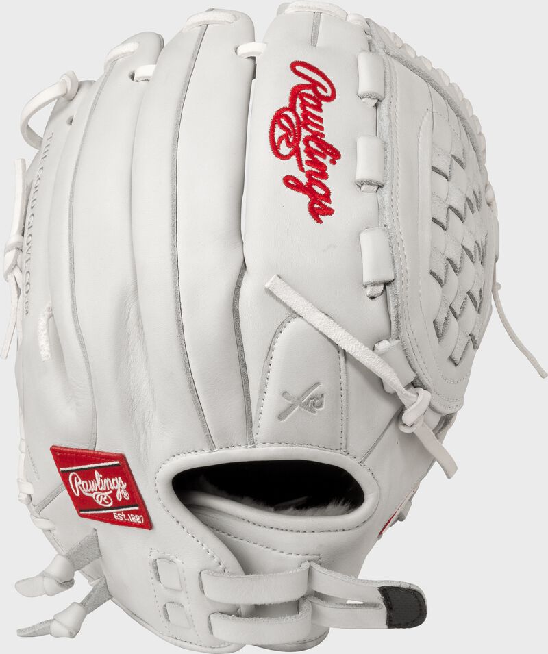 RLA125KR 12.5-inch Liberty Advanced outfield/pitcher's glove with a white back and Pull-Strap back design