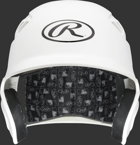 Coolflo High School/College Matte Batting Helmet White