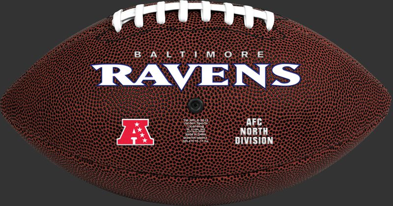 Brown NFL Baltimore Ravens Football With Team Name SKU #07081092811